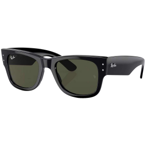 Image of Ray Ban Mega Wayfarer 51 Sunglasses 2024 in Green | Polyester