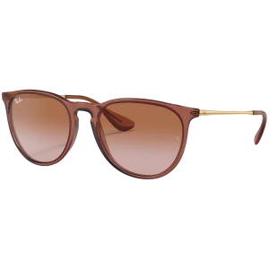 Image of Women's Ray Ban Erika 54 Sunglasses 2024 in Brown | Polyester/Plastic