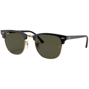 Image of Ray Ban New Clubmaster 53 Sunglasses 2024 in Black | Plastic