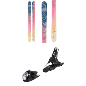 Women's Coalition Snow SOS Skis 2024 - 166 Package (166 cm) + 80 Adult Alpine Bindings in Grey size 166/80