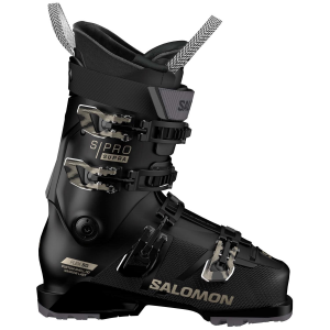 Image of Women's Salomon S/Pro Supra 90 W GW Ski Boots 2025 in Black size 27.5 | Aluminum/Polyester