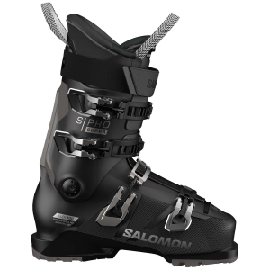 Image of Salomon S/Pro Supra 100 GW Ski Boots 2025 in Black size 25.5 | Aluminum/Polyester