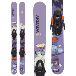 Kid's Armada ARJ Skis + C5 BindingsKids' 2025 in White size 113