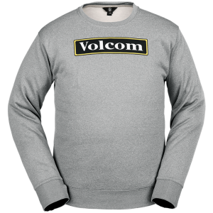 Volcom Core Hydro Crew Fleece Men's 2024 in Black size Large | Cotton/Polyester