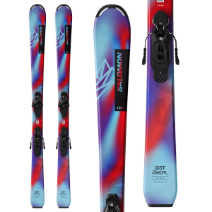 Image of Kid's Salomon QST Jr M Skis + L6 GW BindingsKids' 2025 size 130