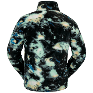 Image of Volcom Polar Fleece Mock 1/2 Zip Midlayer Men's 2024 in Black size Large | Polyester