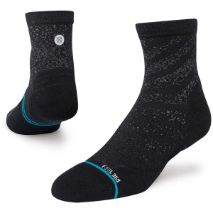 Image of Stance Run Quarter Socks Unisex 2024 in Black size Small | Nylon