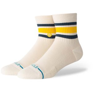 Image of Stance Boyd Quarter Socks 2024 in White size Large | Nylon/Cotton/Elastane