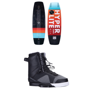 Hyperlite Murray Pro Wakeboard 2024 - 144 Package (144 cm) + 7/8 Mens size 144/7/8 | Aluminum