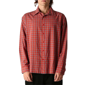 Image of Former Vivian Fray Long-Sleeve Shirt Men's 2024 Red in Orange size Medium | Cotton