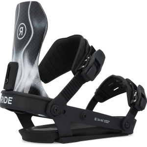 Image of Ride A-10 Snowboard Bindings 2025 in Black size Medium | Aluminum