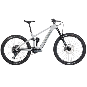 Image of Devinci E-Troy Lite GX 12s E-Mountain Bike 2024 - Large in White | Aluminum