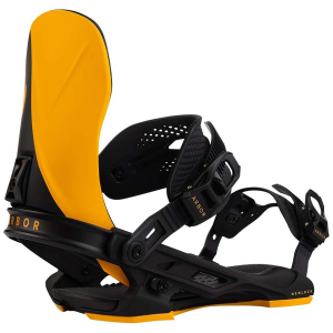 Image of Arbor HeMedium/Largeock Snowboard Bindings 2025 in White | Nylon/Plastic