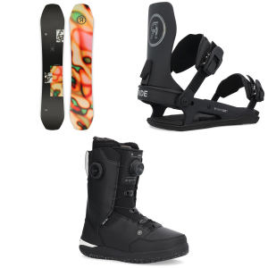 Image of Ride Moderator Snowboard 2025 - 159 Package (159 cm) + L Mens | Nylon/Aluminum size 159/L | Nylon/Aluminum/Polyester