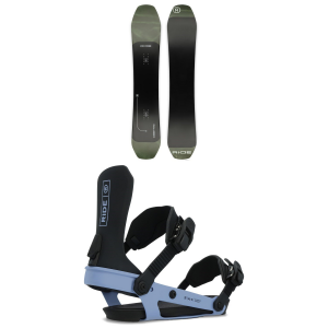 Image of Ride Deep Fake Snowboard 2025 - 151 Package (151 cm) + M Womens in Black size 151/M | Aluminum