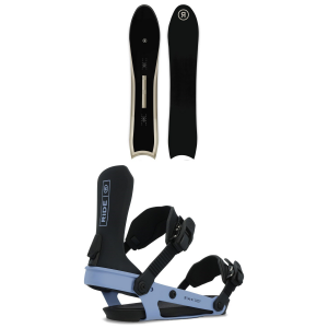 Image of Ride Peace Seeker Snowboard 2025 - 147 Package (147 cm) + M Womens in White size 147/M | Aluminum