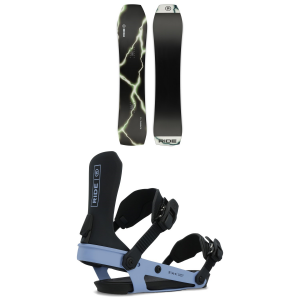 Image of Ride Superpig Snowboard 2025 - 148 Package (148 cm) + M Womens in Black size 148/M | Aluminum