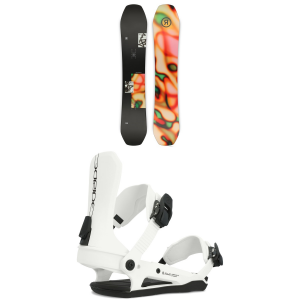 Image of Ride Moderator Snowboard 2025 - 151 Package (151 cm) + M Womens | Nylon/Aluminum size 151/M | Nylon/Aluminum/Polyester