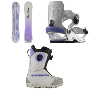 Image of Women's Bataleon Push Up Snowboard 2025 - 146 Package (146 cm) + M/L Womens size 146/M/L | Aluminum