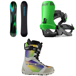 Image of Bataleon Thunderstorm Snowboard 2025 - 154 Package (154 cm) + Large/X-Large Mens in White size 154/L/Xl | Aluminum