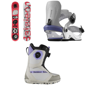 Image of Women's Bataleon Moodboard Snowboard 2025 - 143 Package (143 cm) + S Womens in Coral size 143/S | Aluminum