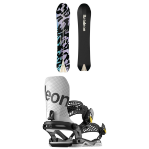 Image of Bataleon Chameleon Snowboard 2025 - 149 Package (149 cm) + M/L Mens in White size 149/M/L | Nylon/Aluminum