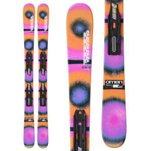 Image of Kid's K2 Omen Jr Skis + FDT 7.0 BindingsKids' 2025 size 149