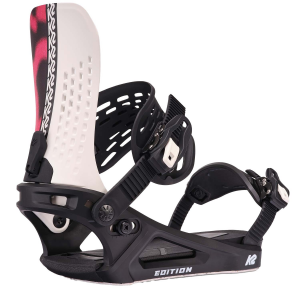 Image of K2 Edition Snowboard Bindings 2025 in Black size Large | Nylon