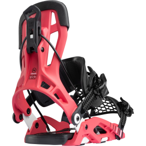 Image of Flow Fuse Hybrid Snowboard Bindings 2026 in Red size X-Large | Nylon
