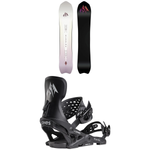 Image of Women's Jones Stratos Snowboard 2025 - 155 Package (155 cm) + S Womens in White size 155/S | Plastic