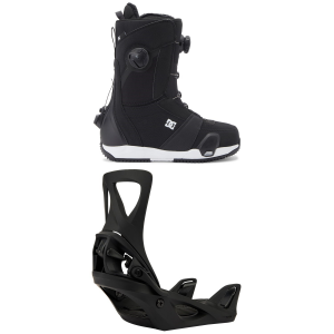 Women's DC Lotus Step On Snowboard Boots 2025 - 6.5 Package (6.5) + L Womens in White size 6.5/L | Nylon