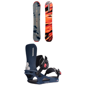 Image of K2 Antidote Snowboard 2025 - 148 Package (148 cm) + L Mens in Blue size 148/L | Nylon/Bamboo