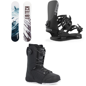 Image of Lib Tech Cold Brew C2 Snowboard 2024 - 157 Package (157 cm) + S Mens | Aluminum in Black size 157/S | Aluminum/Polyester