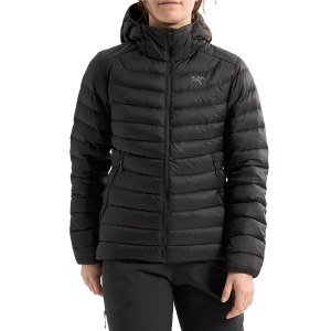 Image of Women's Arc'teryx Cerium Hoodie 2025 in Black size Medium | Nylon