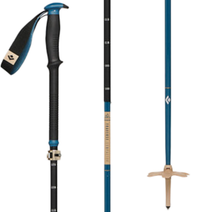 Image of Black Diamond Traverse Compactor Ski Poles 2025 in Blue size 110-135 | Aluminum/Rubber