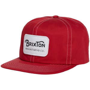 Brixton Grade Snapback 2024 in Red | Cotton/Polyester