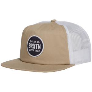 Image of Brixton Gateway NetPlus Trucker Hat 2024 in Brown | Cotton/Polyester