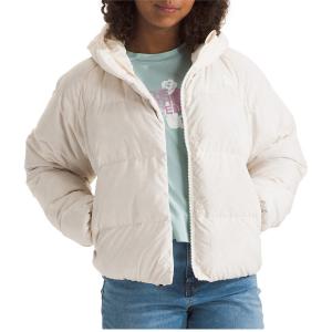 Image of Kid's The North Face North Down Hooded Jacket Girls' 2025 in White size X-Small | Polyester