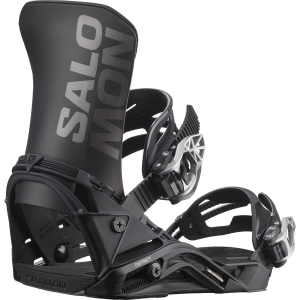 Image of Salomon District Snowboard Bindings 2025 in Black size Medium