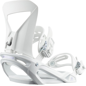 Image of Women's Salomon Spell Snowboard Bindings 2025 in White size Medium