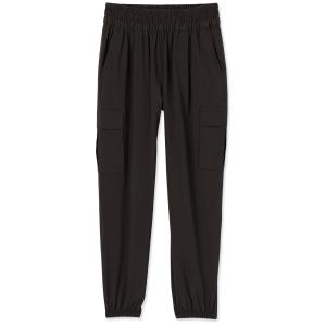 Image of Women's Vuori Villa Cargo Joggers 2024 Pant in Black size X-Large | Elastane/Polyester