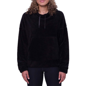 Image of Women's 686 Sherpa Hoodie 2024 in Black size Large | Polyester