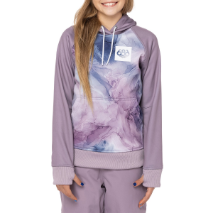 Image of Kid's 686 Bonded Fleece Hoodie Girls' 2024 in Purple size Medium