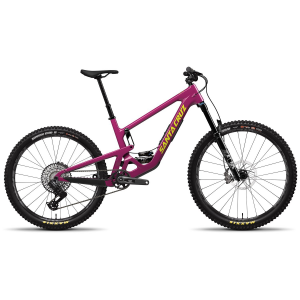 Image of Santa Cruz Bronson 5 C GX AXS Complete Mountain Bike 2025 in Purple size Large