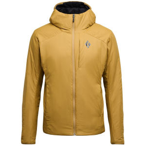 Image of Black Diamond First Light Stretch Hoodie Men's 2025 Yellow size X-Large | Nylon/Elastane/Polyester