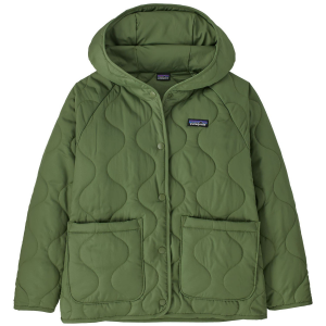 Image of Kid's Patagonia Quilted Puffer Jacket 2025 in Brown size Small | Polyester