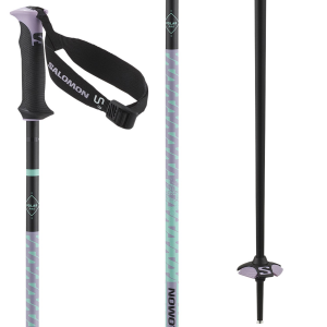 Image of Salomon Polar Pro S3 Ski Poles 2025 in Purple size 110 | Aluminum