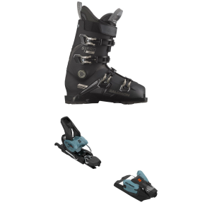 Salomon S/Pro MV 100 Ski Boots 2024 - 31.5 Package (31.5) + 115 Adult Alpine Bindings in Orange size 31.5/115 | Polyester