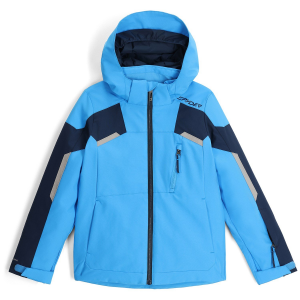 Image of Kid's Spyder Leader Jacket Boys' 2025 in Blue size 14 | Polyester