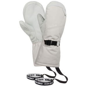 Image of Women's Oyuki Nito GORE-TEX Mittens 2025 in White size Medium | Leather/Polyester